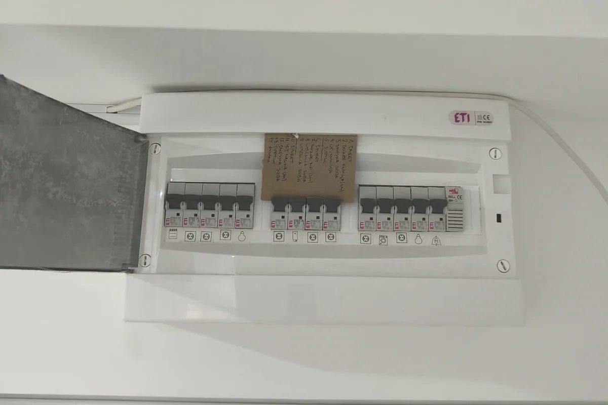 Nova razvodna tabla sa automatskim osiguračima i FID zaštitom – zamena razvodnih tabli